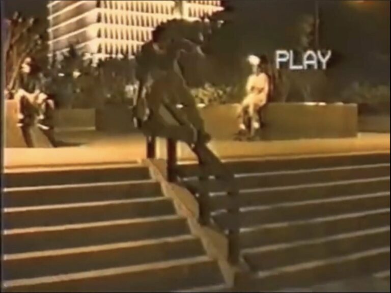 Mark Jones in Blockhead Skateboards “Recycled Rubbish” (1991)